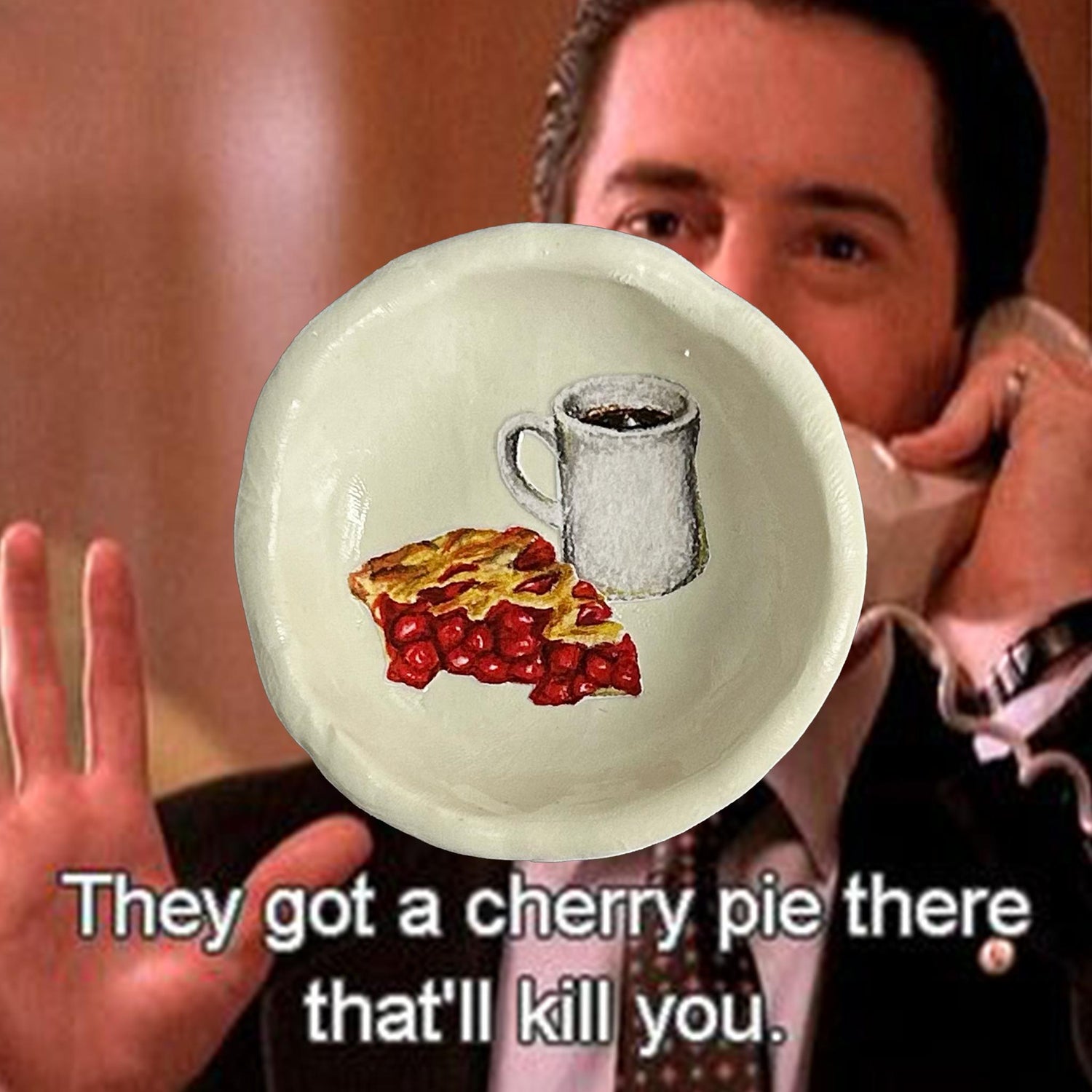 Coffee & Pie Dish - Knife Shift