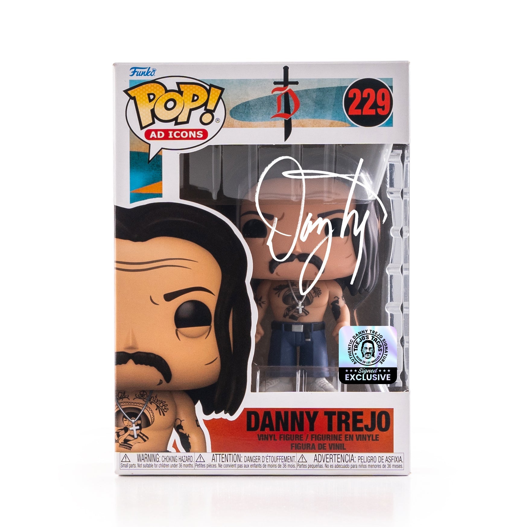 Signed Danny Trejo Funko Pop! - Knife Shift