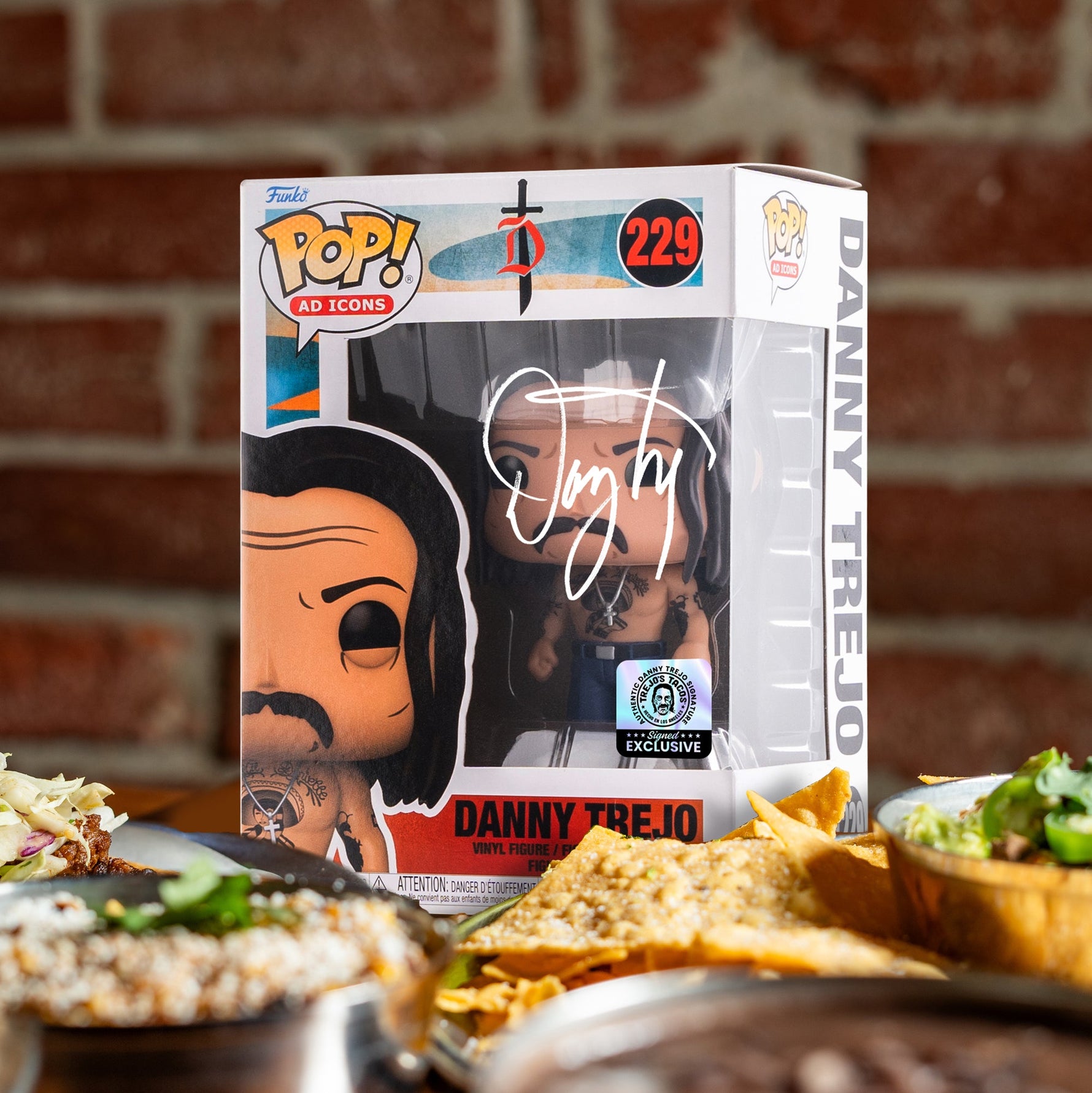Signed Danny Trejo Funko Pop! - Knife Shift