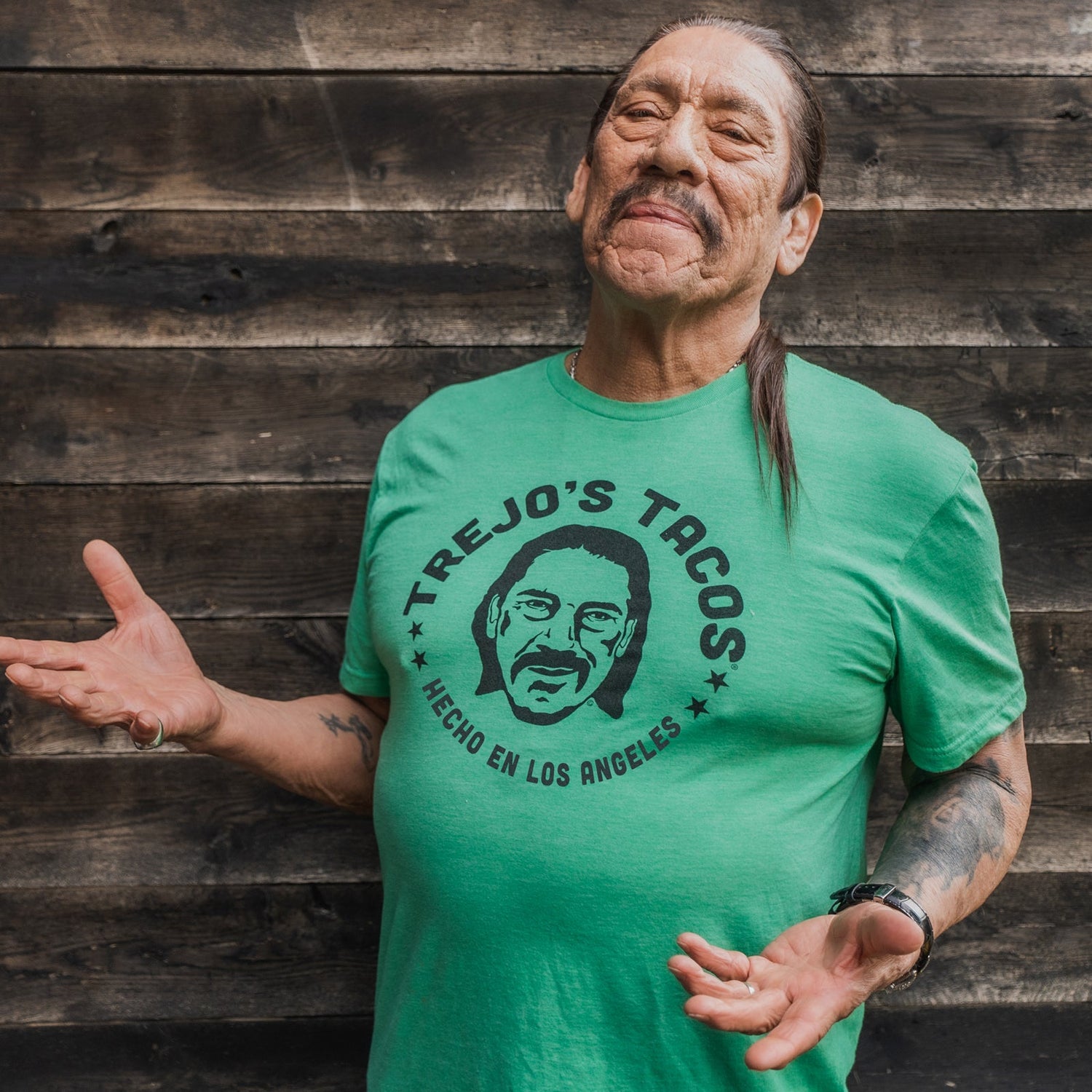 Vintage Green T-Shirt (Trejo's Tacos) - Knife Shift