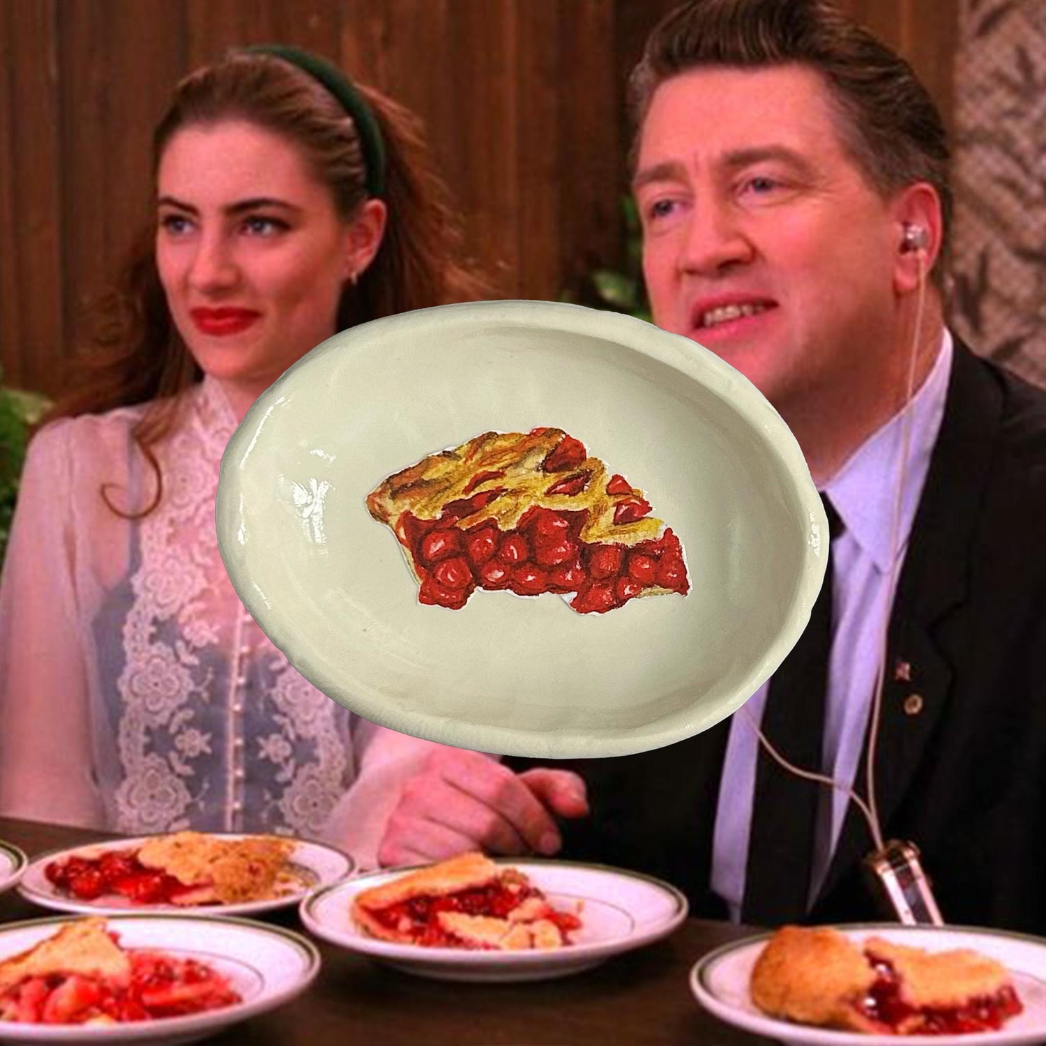 Cherry Pie Dish - Knife Shift