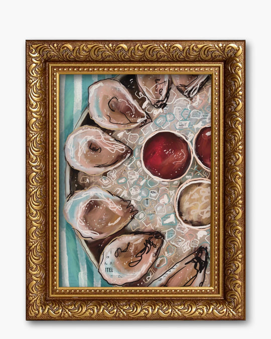 Oyster Fine Art Magnet ( Large ) - Knife Shift