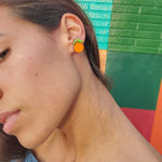 Tangerine Stud Earrings - Knife Shift