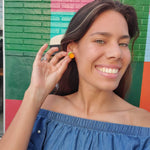 Tangerine Stud Earrings - Knife Shift