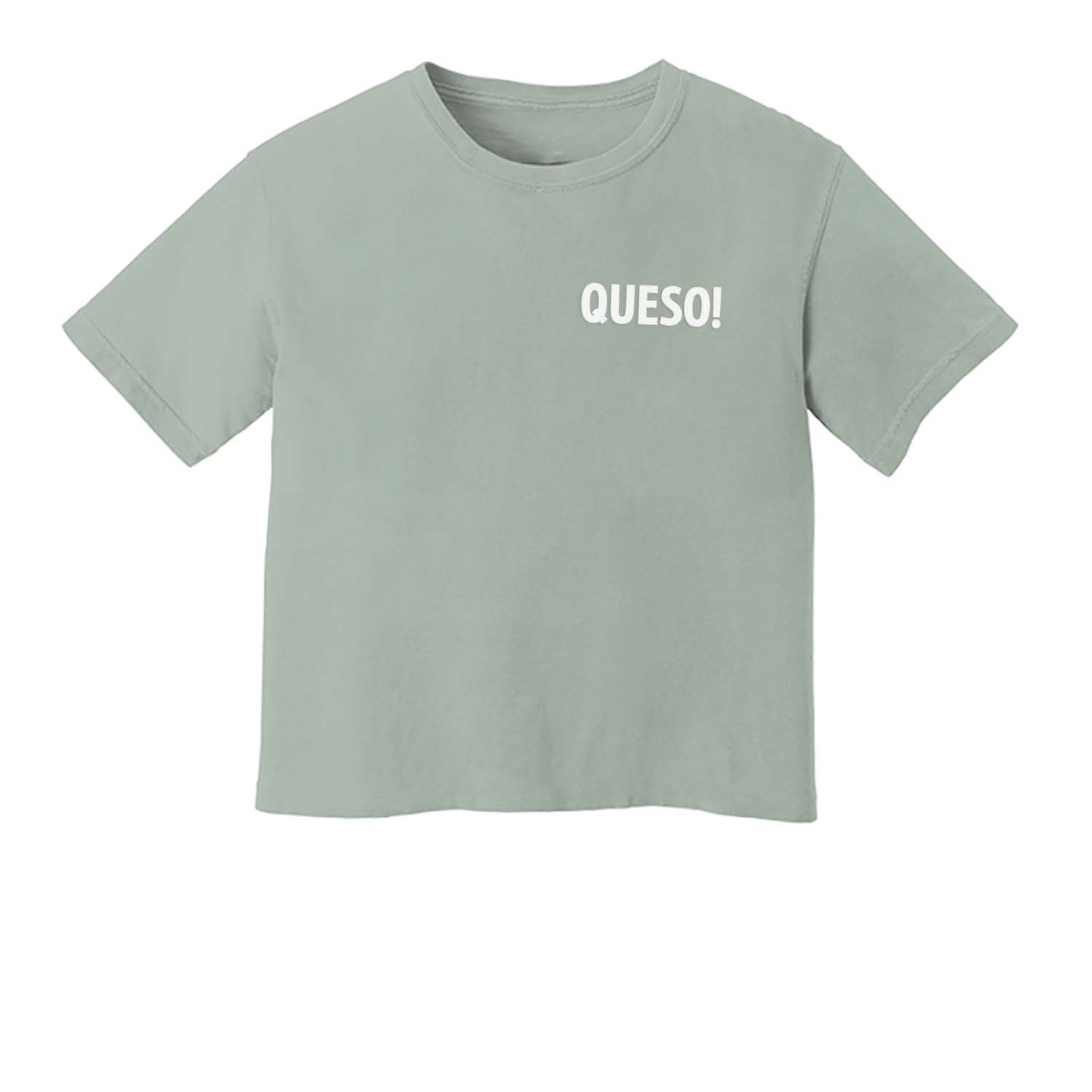 Queso! Washed Crop Tee - Knife Shift
