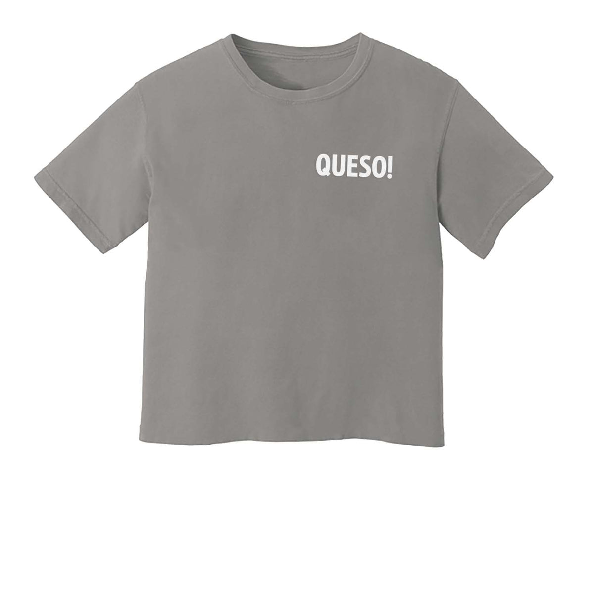 Queso! Washed Crop Tee - Knife Shift