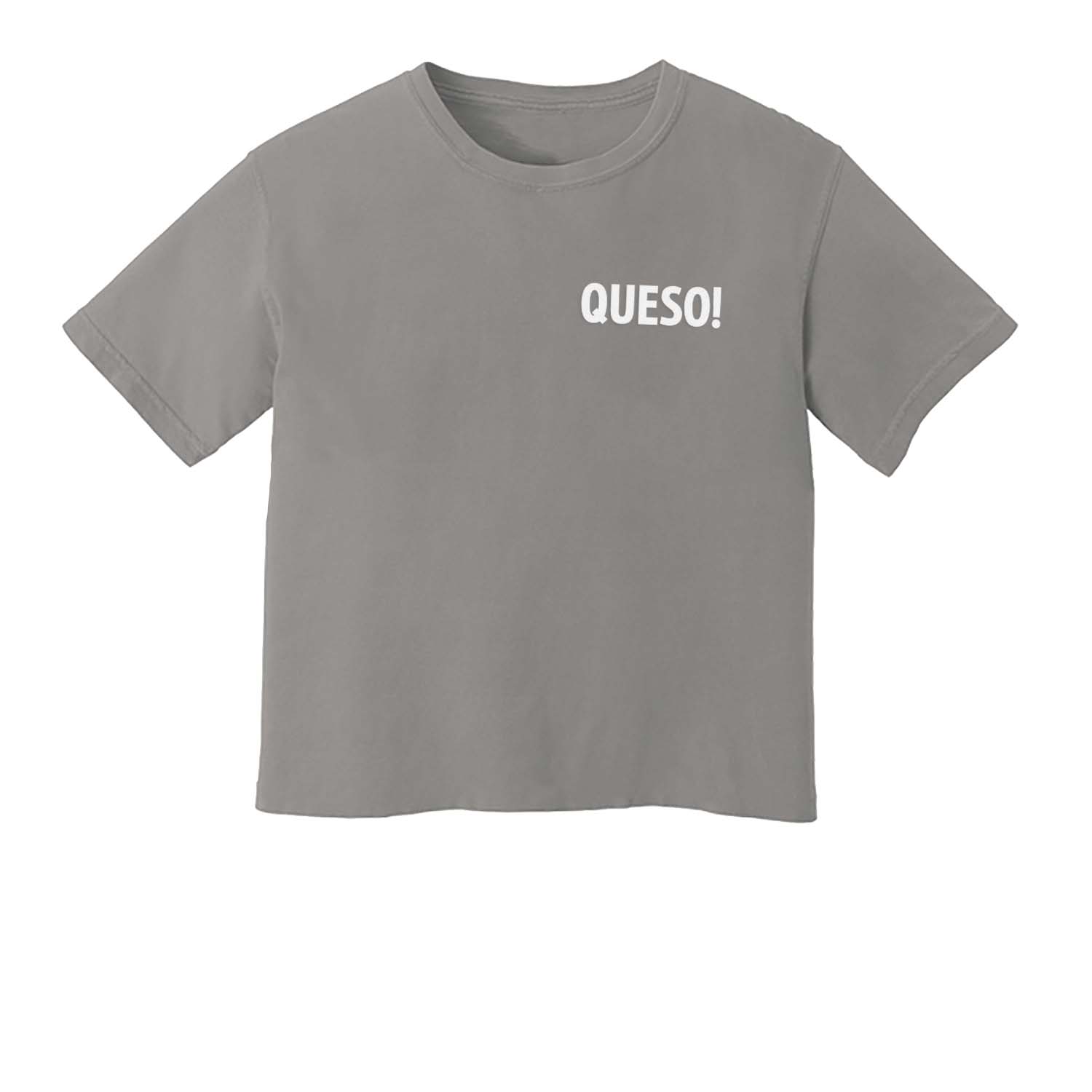 Queso! Washed Crop Tee - Knife Shift