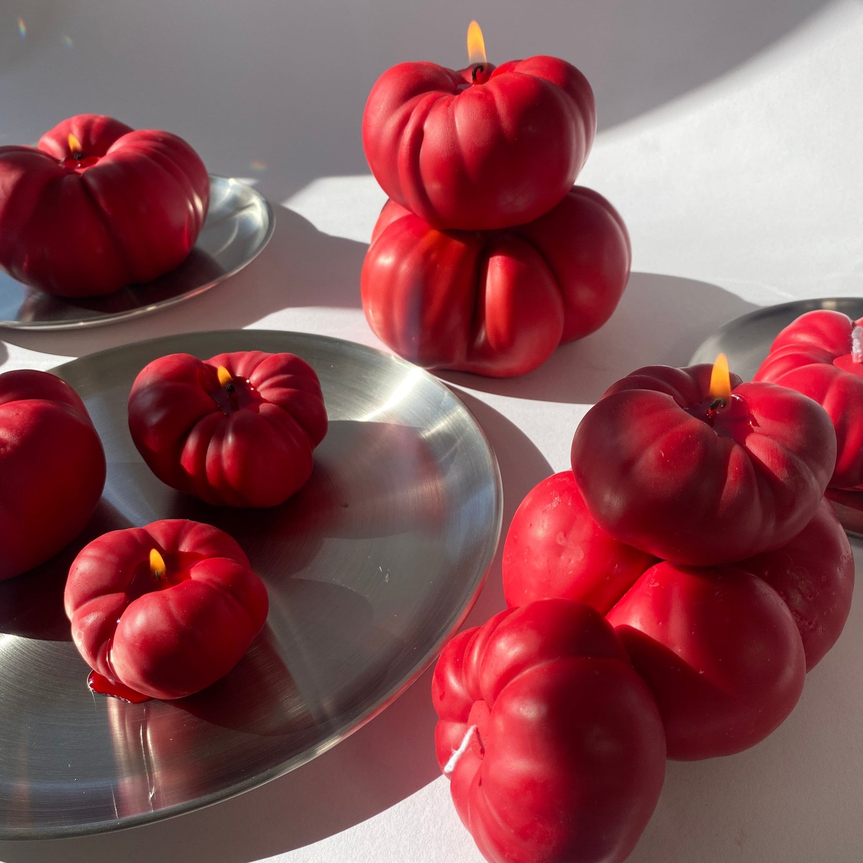 Heirloom Tomato Candles - 3 Pack - Knife Shift