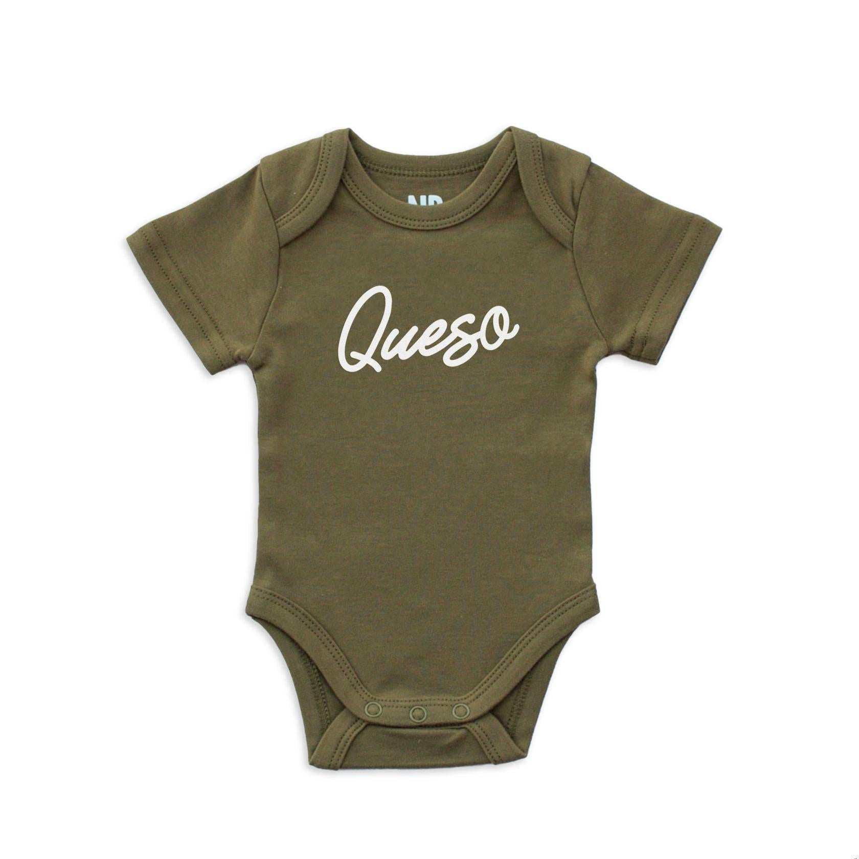 Queso Cursive Onesie - Knife Shift