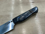 Steaksuki Knife - Blue Box Elder Burl - CPM154