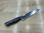 Steaksuki Knife - Blue Box Elder Burl - CPM154