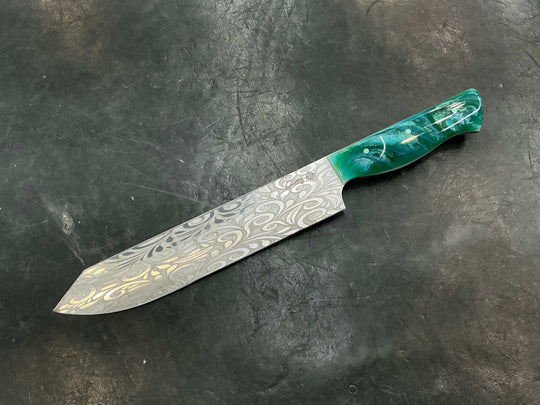 K-Tip Slicer in CPM MagnaCut - Fantasy Resin Handle 7 3/4”” (197mm)
