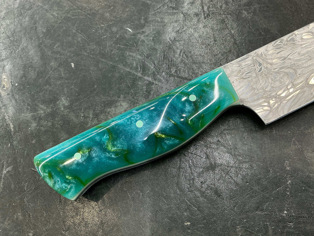 K-Tip Slicer in CPM MagnaCut - Fantasy Resin Handle 7 3/4”” (197mm)