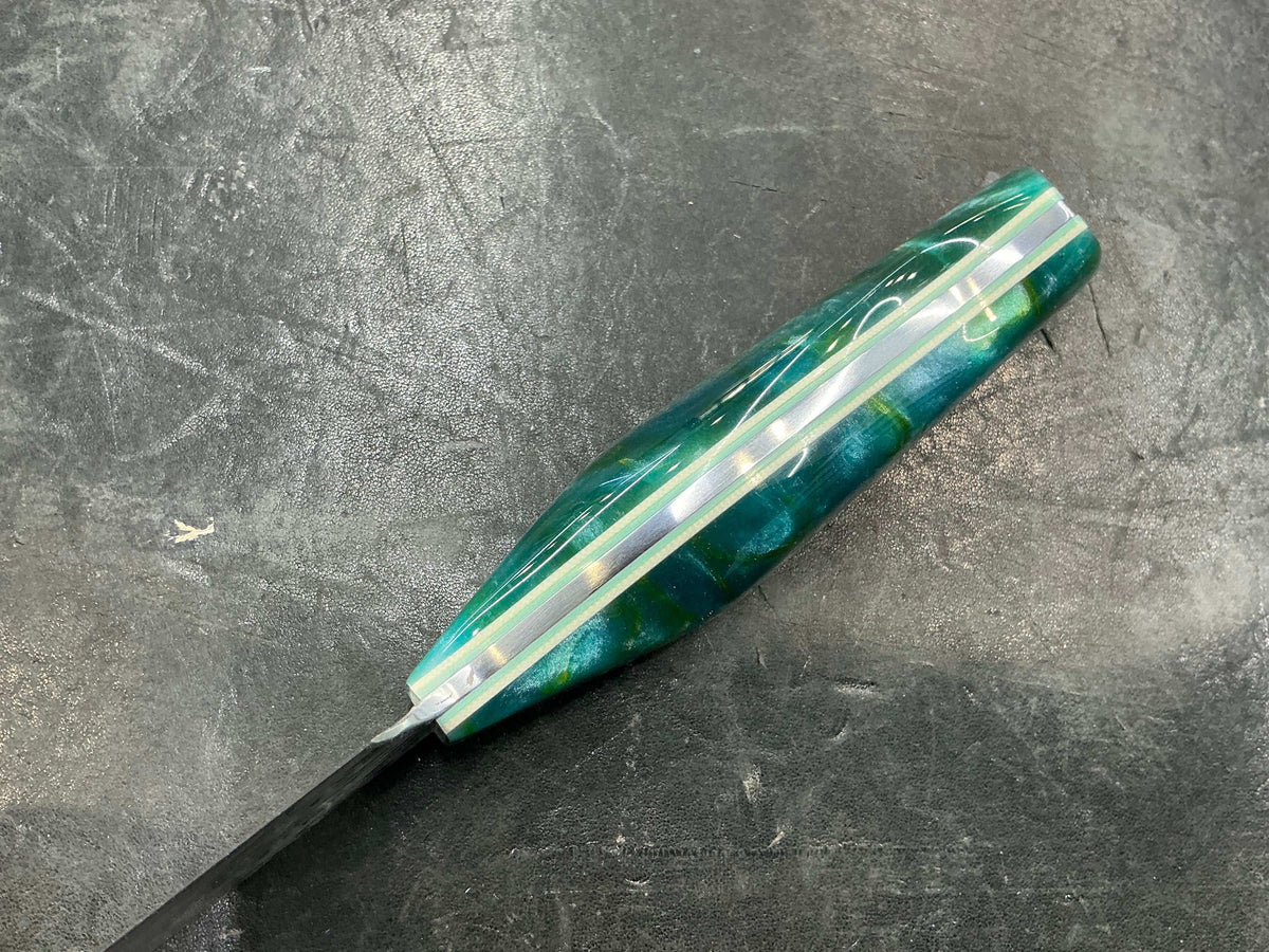 K-Tip Slicer in CPM MagnaCut - Fantasy Resin Handle 7 3/4”” (197mm)