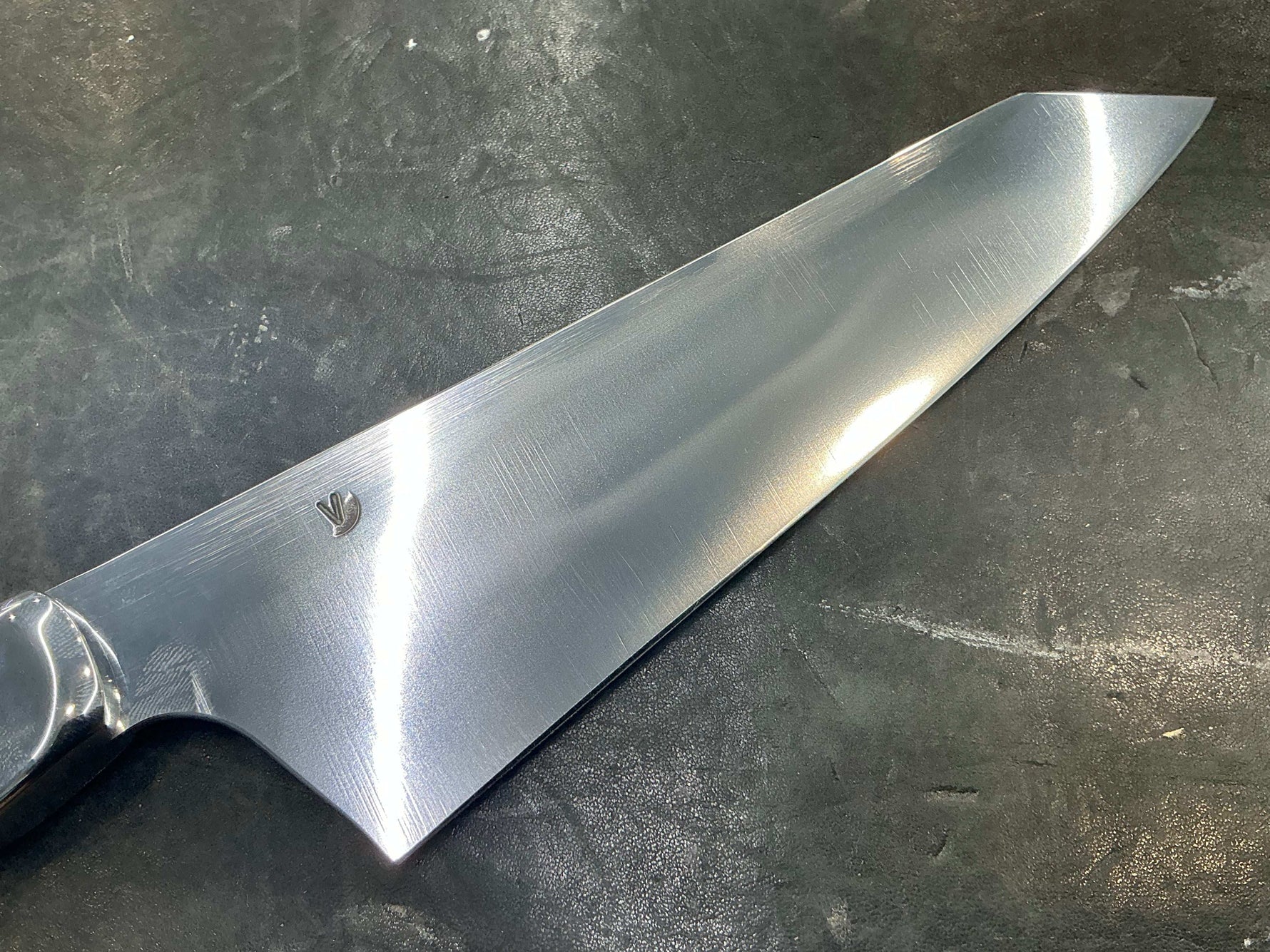 V - Series Petty Knife in CPM154 - 304 SS Bolster & Texas Spalted Pecan - Knife Shift