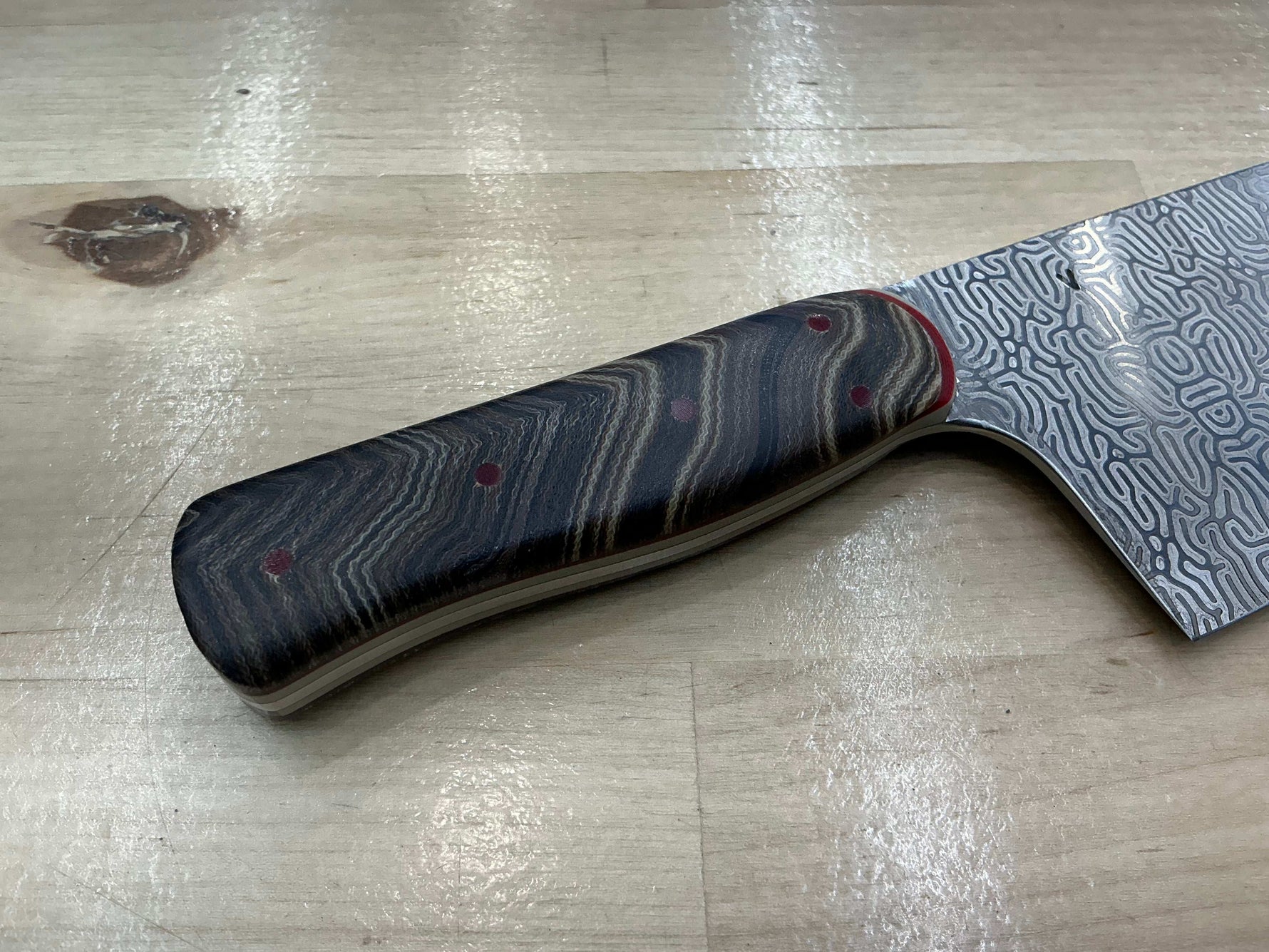 Brain Coral Euro Chef Knife in CPM154 - Micarta & G-10 - Knife Shift