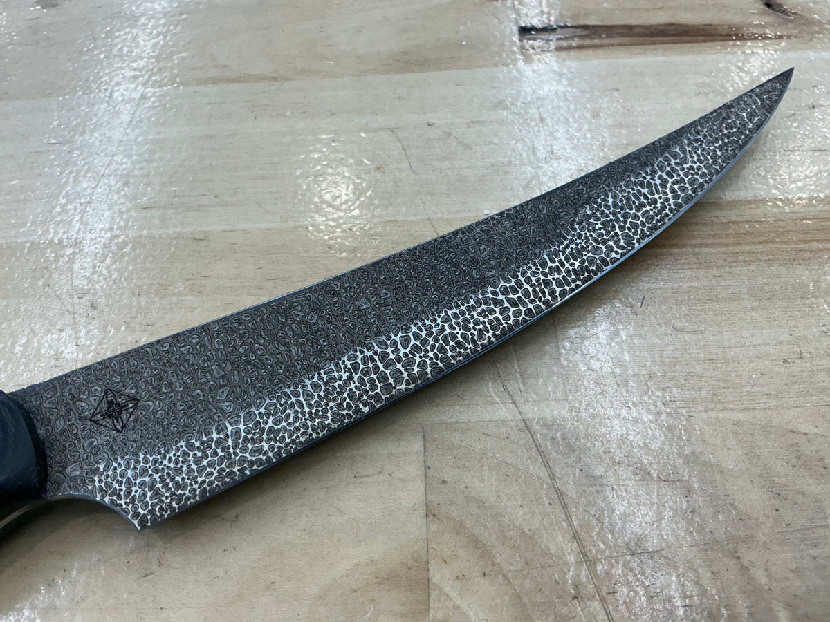 Short Boning Knife - Z-FiNite - Suretouch Burl Handle - Knife Shift