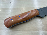 Thick Boning Knife - CPM 154 - Red Spalted Pecan Handle - Knife Shift