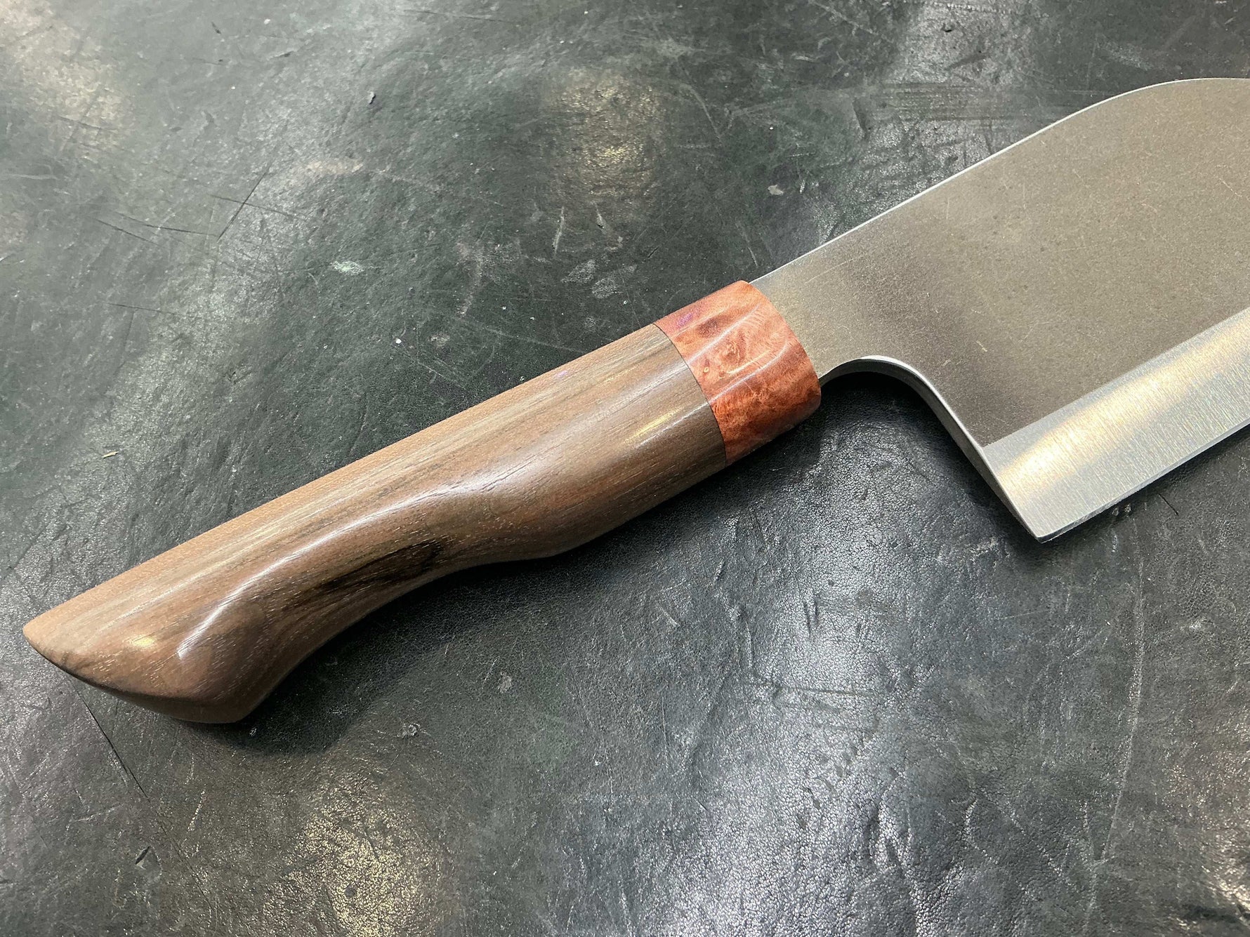 Mini Bunka - CPM MagnaCut - Desert Walnut & Box Elder Burl Handle - Knife Shift
