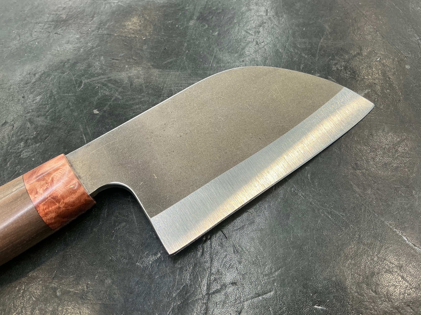 Mini Bunka - CPM MagnaCut - Desert Walnut & Box Elder Burl Handle - Knife Shift