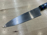Hidden Tang Gyuto - CPM154 - Blue Spalted Pecan Handle