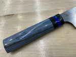 Hidden Tang Gyuto - CPM154 - Blue Spalted Pecan Handle