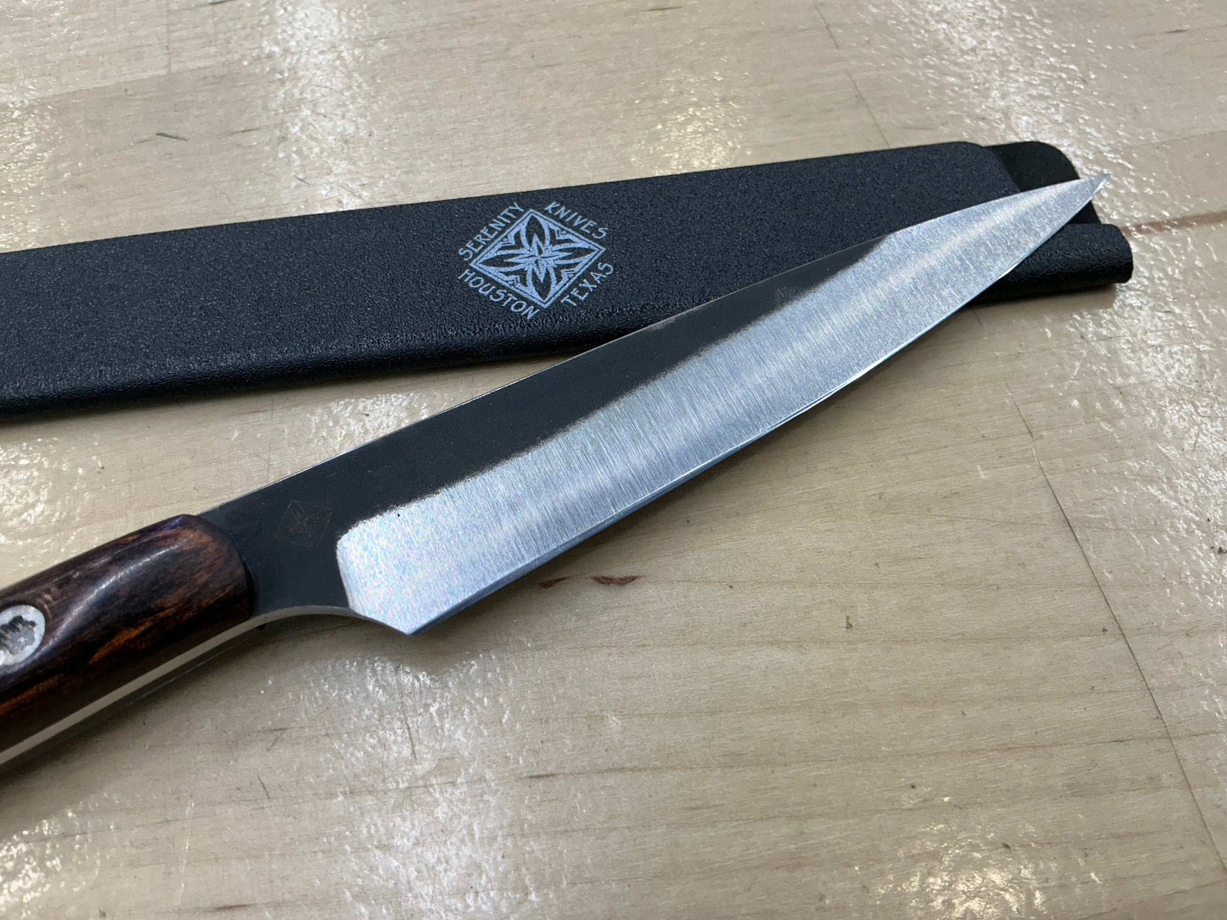 Long Walnut Paring - CPM154 - Liberty Wood Handle - Knife Shift