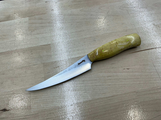 Small Boning Knife - Z-FiNite - Yellow Birch Handle