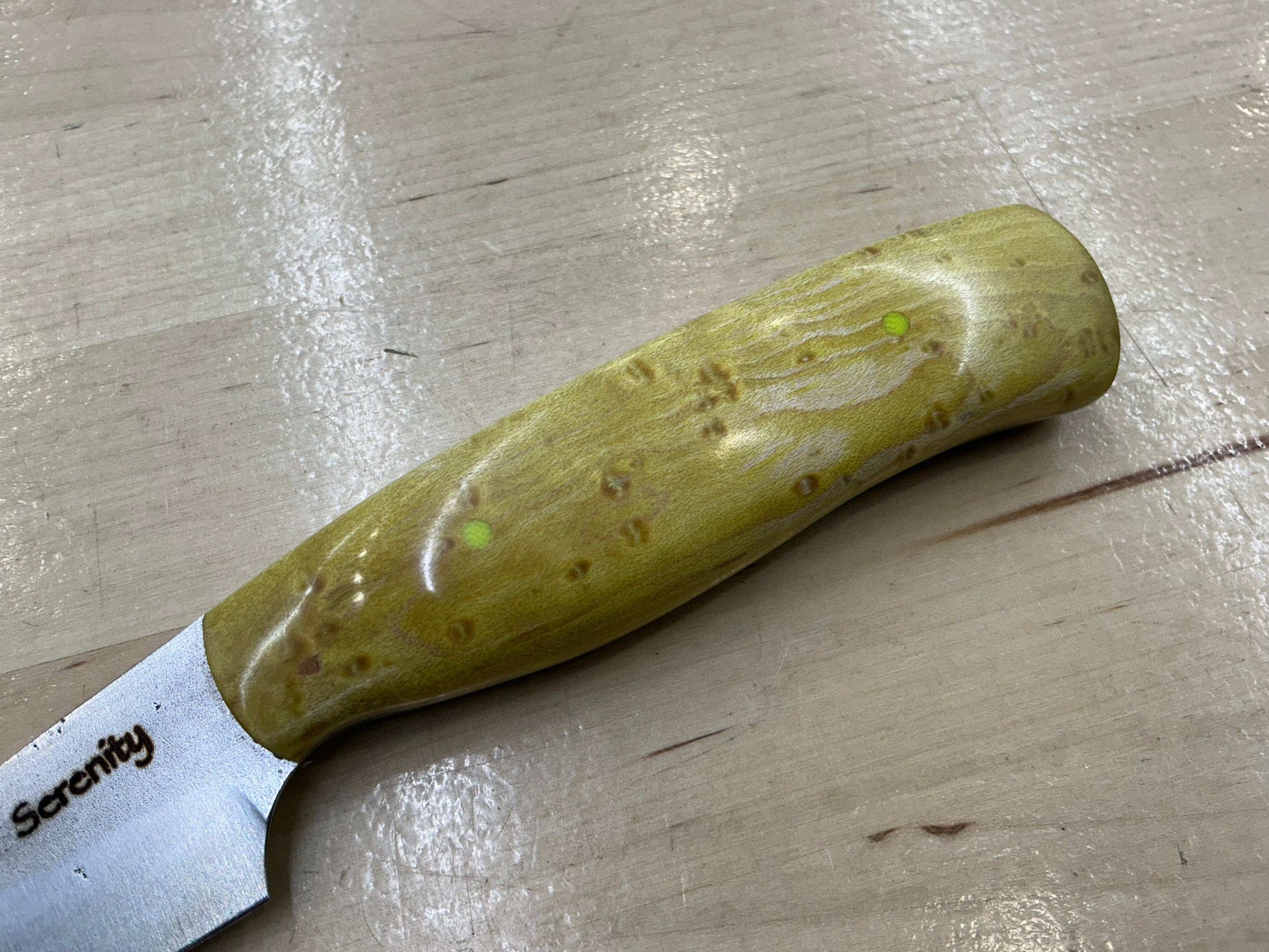 Small Boning Knife - Z-FiNite - Yellow Birch Handle
