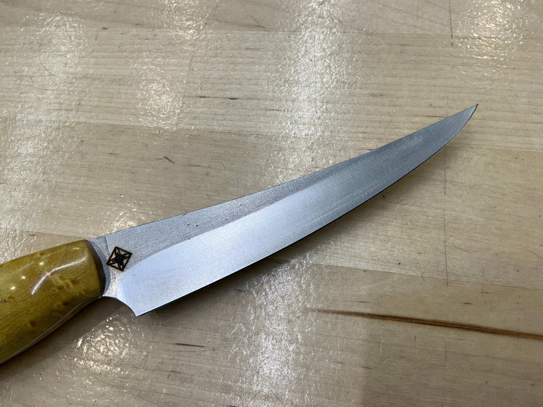 Small Boning Knife - Z-FiNite - Yellow Birch Handle