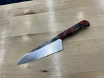 K-Tip Petty/Utility Knife - Red/Blue Box Elder Burl - CPM154 - Knife Shift