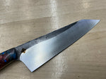 K-Tip Petty/Utility Knife - Red/Blue Box Elder Burl - CPM154 - Knife Shift