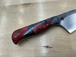 K-Tip Petty/Utility Knife - Red/Blue Box Elder Burl - CPM154 - Knife Shift