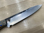OG Lady’s Paring Knife - CPM154 - Blue Redwood Burl Wood Handle - Knife Shift