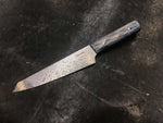 Paisley Petty Knife - Blue Dyed Texas Spalted Pecan - CPM MagnaCut - Knife Shift