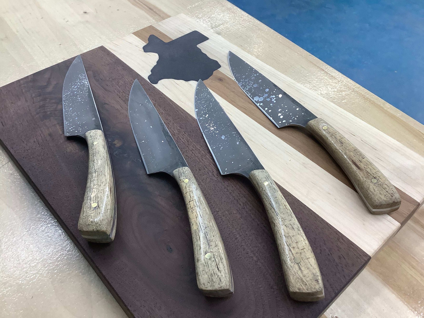 Spalted Pecan Steak Knife Set
