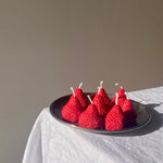 Strawberry Candles - 8 Pack - Knife Shift