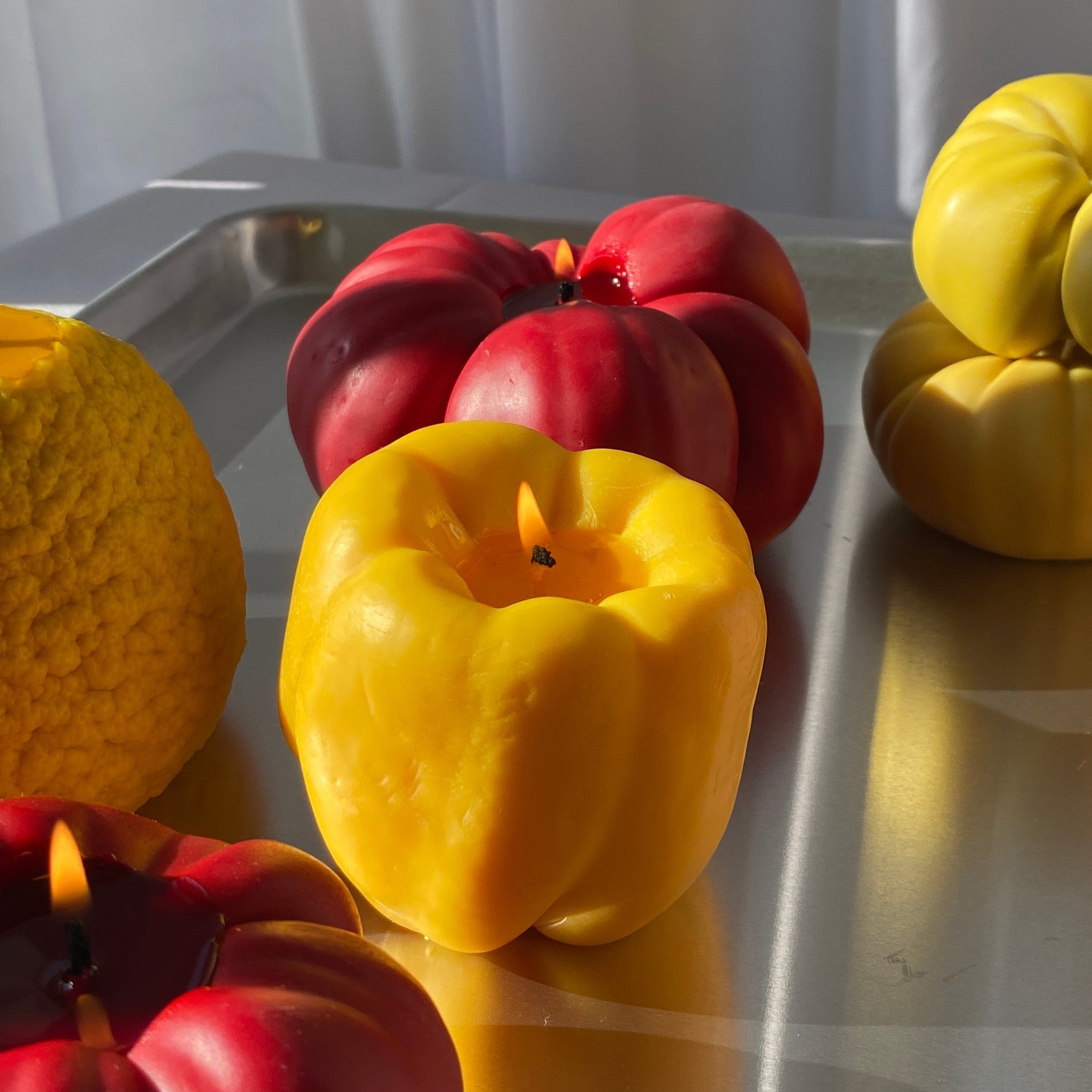 Bell Pepper Candle - Yellow - Knife Shift