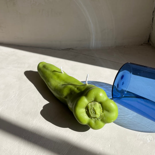 Chili Pepper Candle - Green - Knife Shift