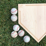 Full Size (17" x 17") Home Plate Cutting Board With Trough - Knife Shift