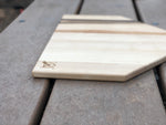 Full Size (17" x 17") Home Plate Cutting Board - Knife Shift