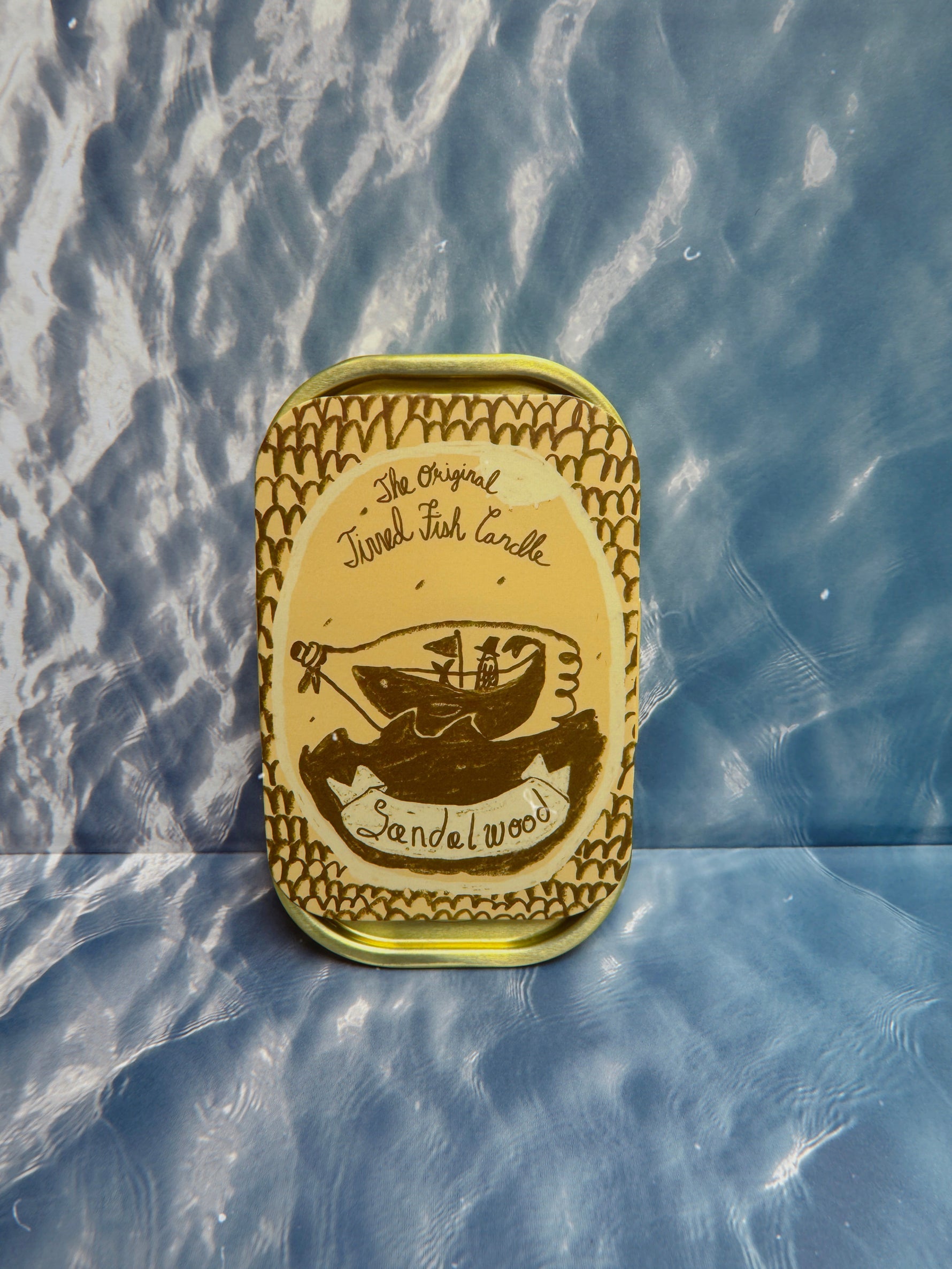 Tinned Fish Candle - Sandalwood - Knife Shift
