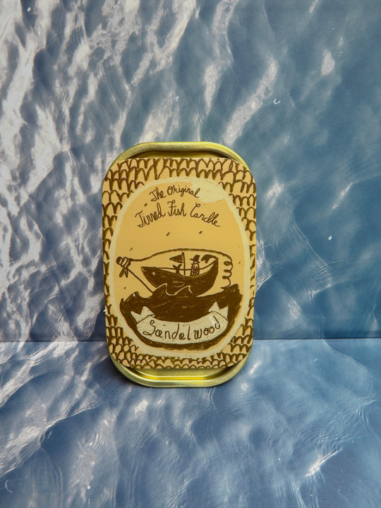 Tinned Fish Candle - Sandalwood - Knife Shift