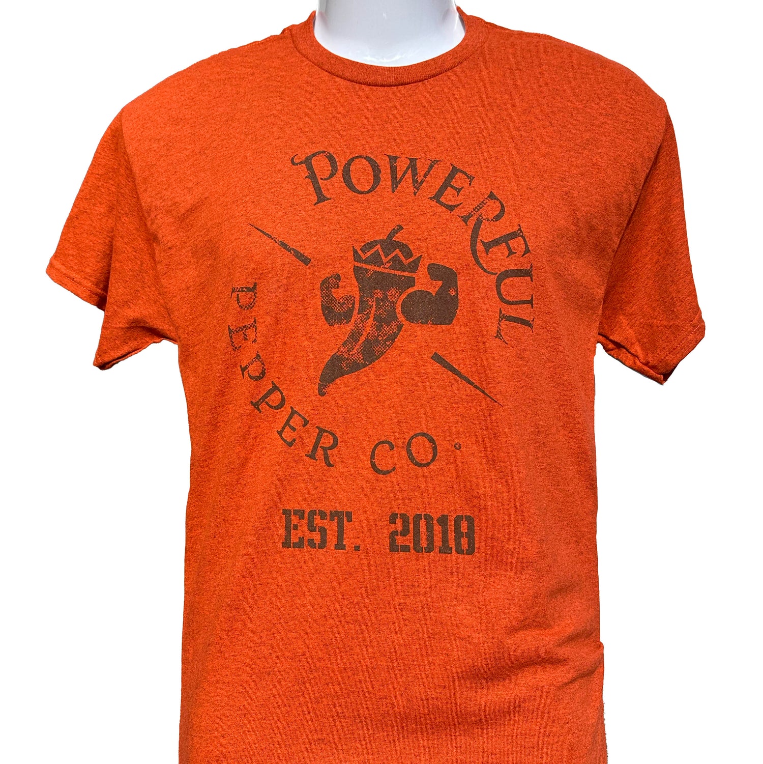 Orange Vintage Logo T-Shirt - Knife Shift