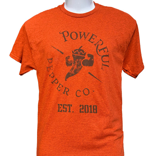 Orange Vintage Logo T-Shirt - Knife Shift