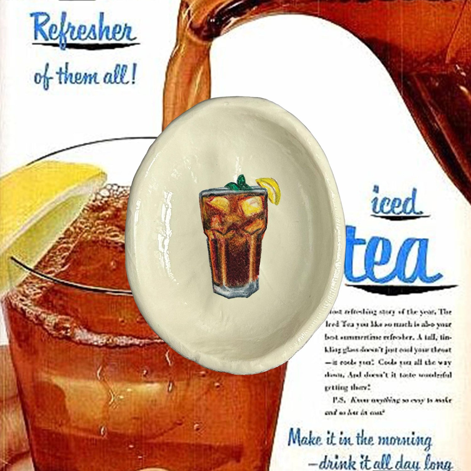 Iced Tea Dish - Knife Shift