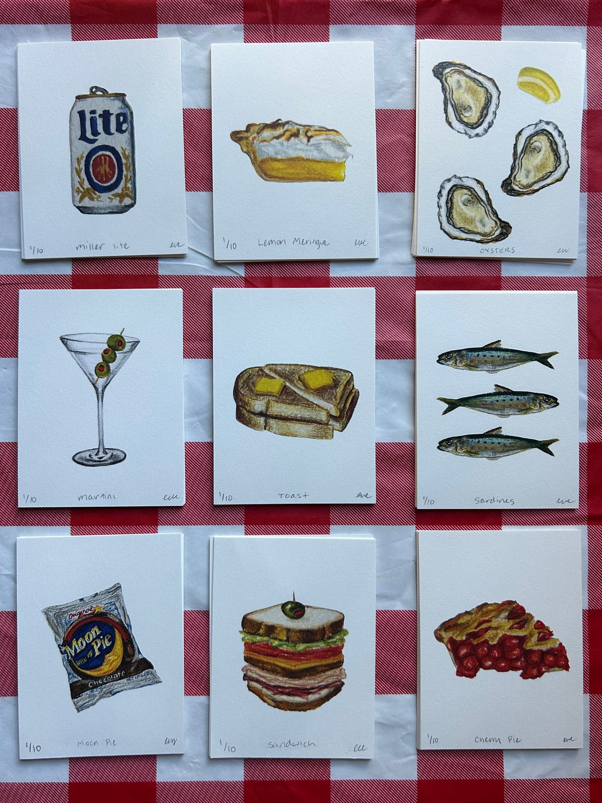 Sardines Print - Knife Shift