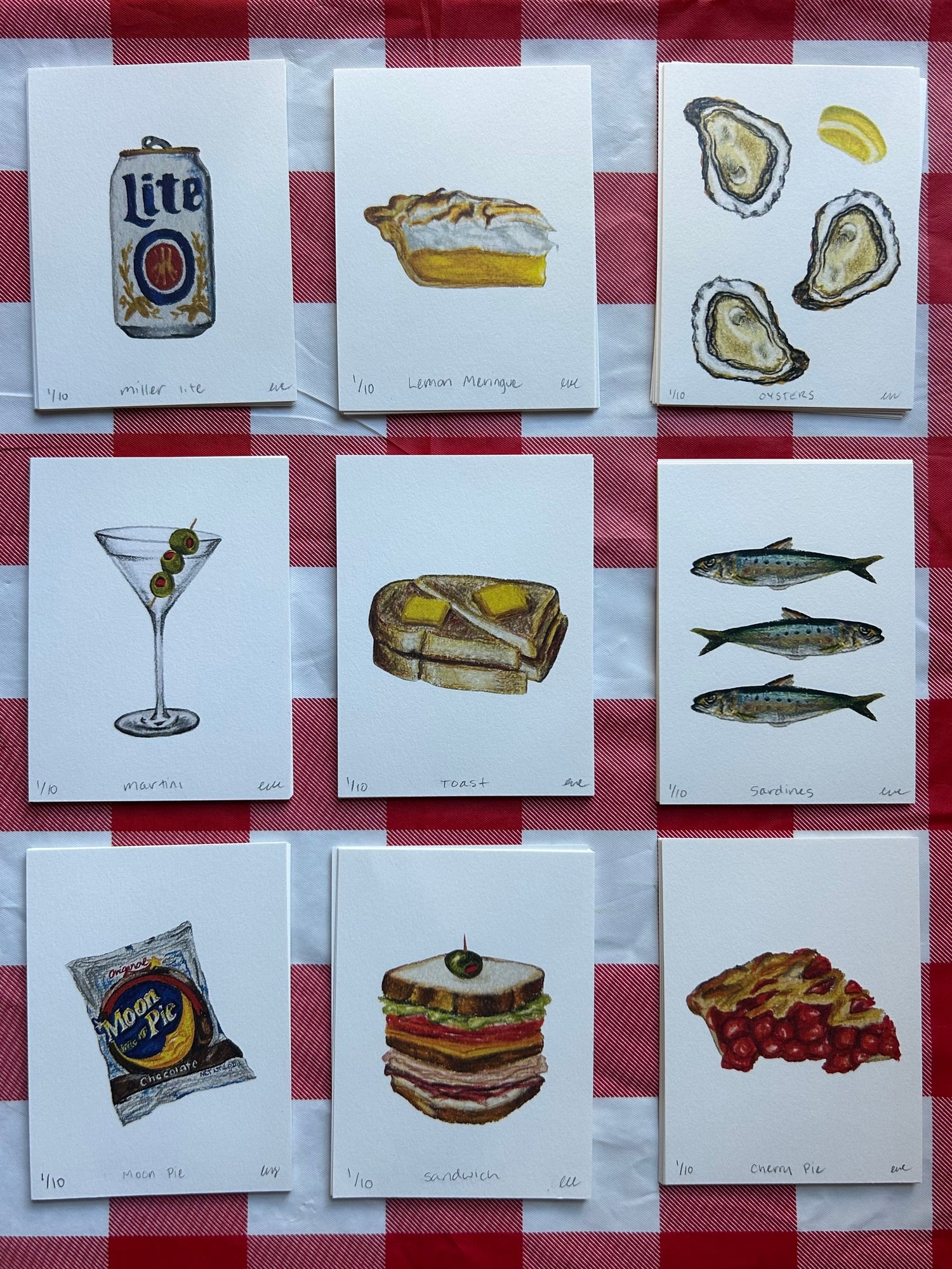 Sardines Print - Knife Shift