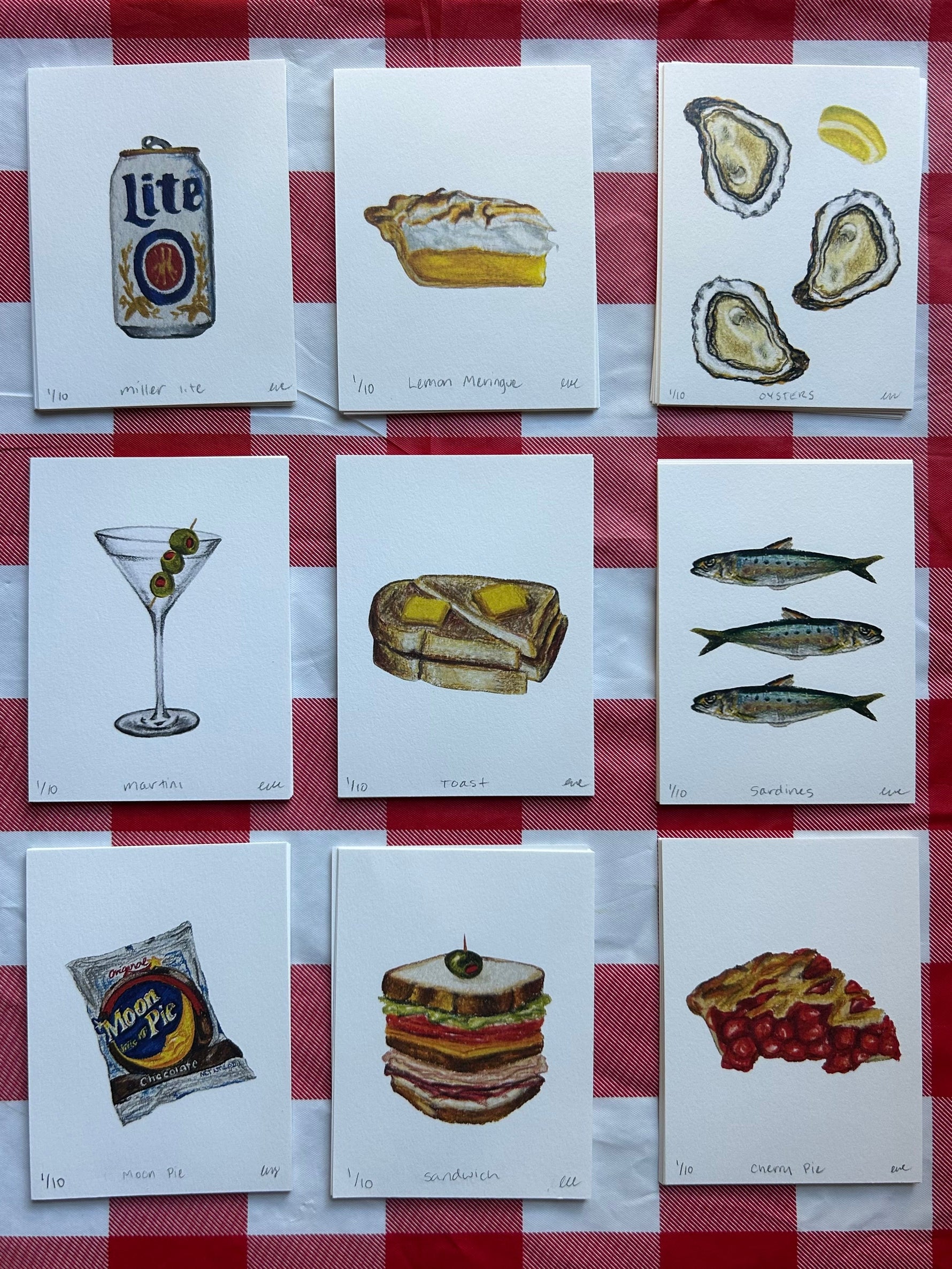 Sardines Print - Knife Shift