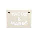 Tacos & Margs Small Canvas Flag - Knife Shift